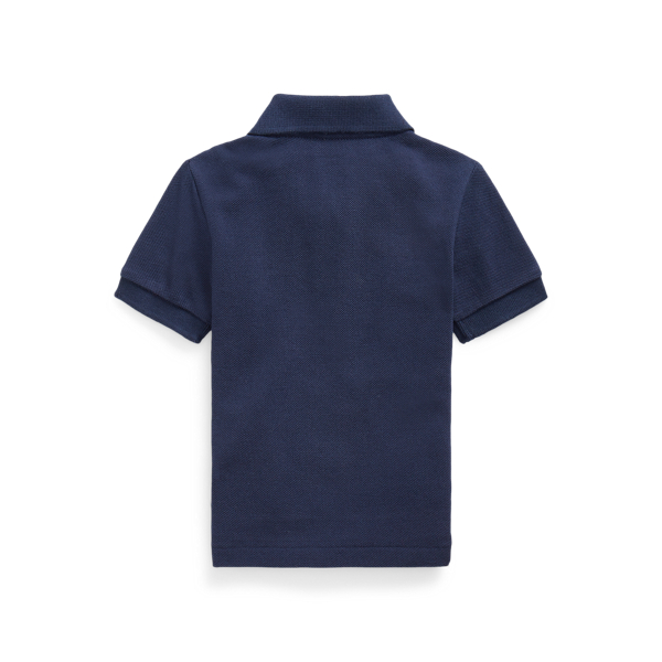 Polo in piqu&eacute; di cotone Baby Boy in Refined Navy 2