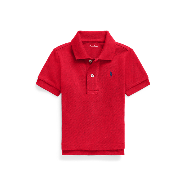 Cotton Mesh Polo Shirt