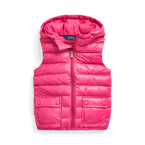 The Packable Hooded Gilet Girls 1.5-6.5 Years 1