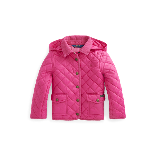 Water-Resistant Barn Jacket Girls 1.5-6.5 Years 1