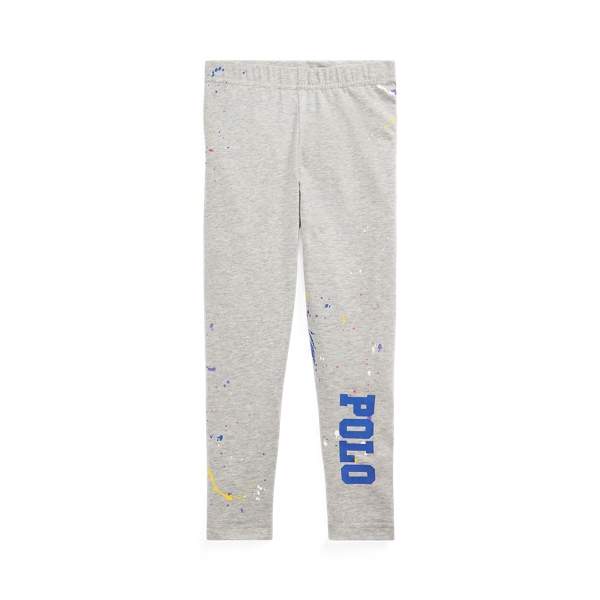 Paint-Splatter Stretch Jersey Legging GIRLS 1.5-6.5 YEARS 1