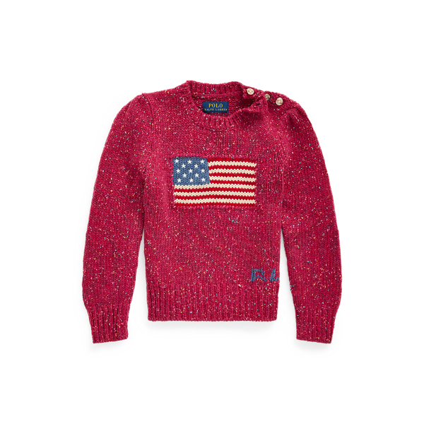 Flag Wool-Blend Jumper Girls 1.5-6.5 Years 1