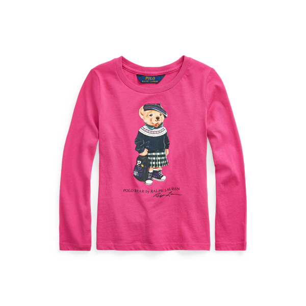 Polo Bear Cotton Tee Girls 1.5-6.5 Years 1