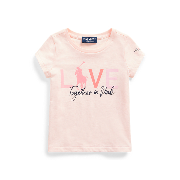 Jersey Pink Pony T-shirt Girls 1.5-6.5 Years in 1