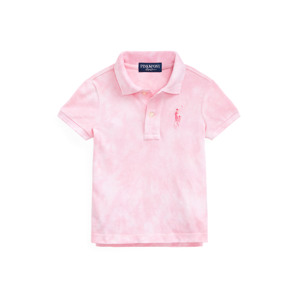 Pink Pony Tie-Dye Mesh Polo Girls 1.5-6.5 Years 1