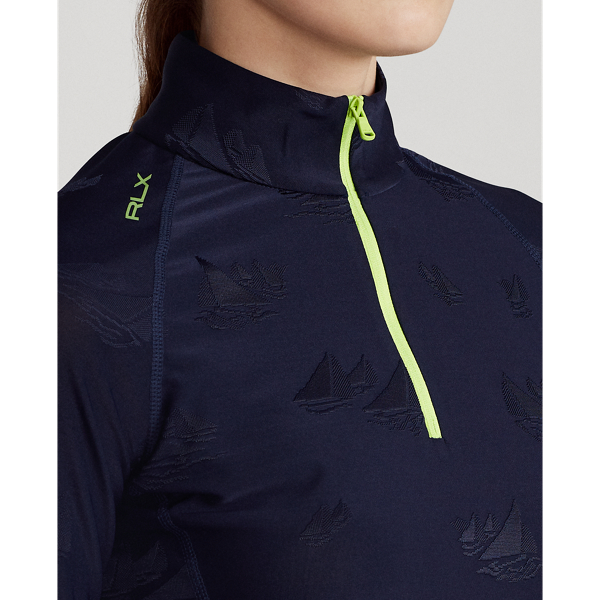 Jersey de jacquard con cremallera corta RLX en Vientos del Pac&iacute;fico 6