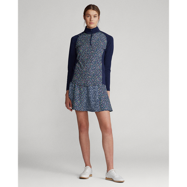 Floral-Print Quarter-Zip RLX Golf em Preppy Petals Multi 3