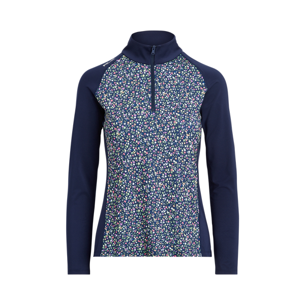 Floral-Print Quarter-Zip RLX Golf em Preppy Petals Multi 2