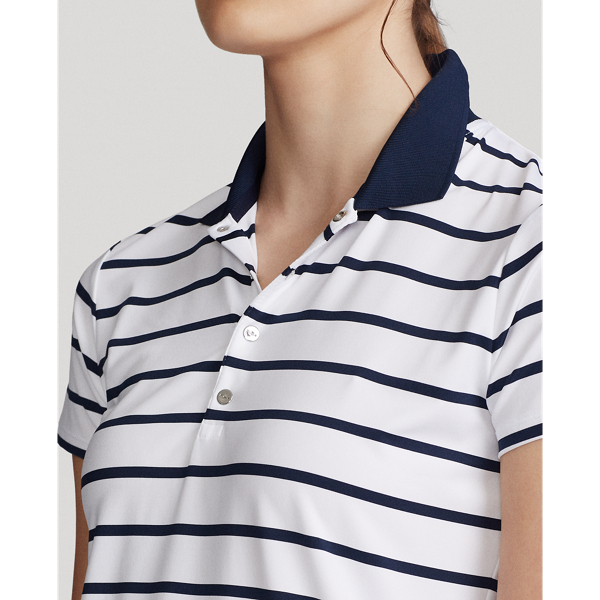 Polo tecnica RLX in Righe blu navy 6