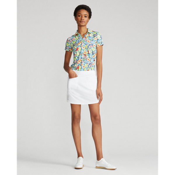 Polo de golf Tailored Fit con flores RLX Golf en P&eacute;talos atardecer 4