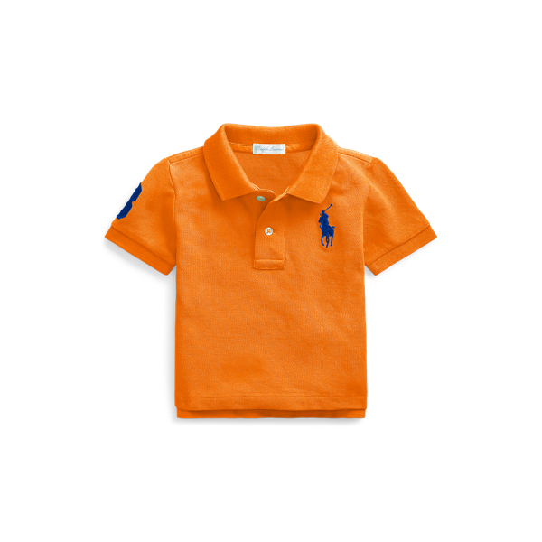 Big Pony Cotton Mesh Polo Baby Boy in 1