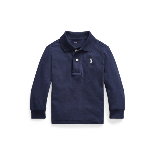 Camisa Polo de algod&atilde;o macio Baby Boy em 1