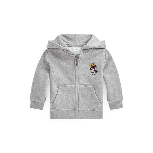 Sweat &agrave; capuche Polo Bear molleton Baby Boy en 1