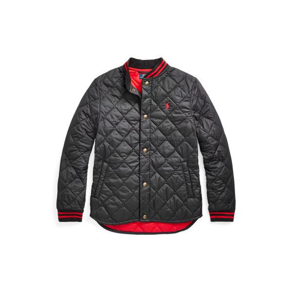 Water-Resistant Quilted Jacket Boys 6-14 Years 1