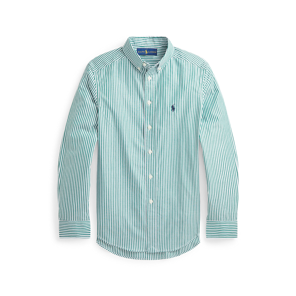 Striped Cotton Poplin Shirt Boys 6-14 Years in 1