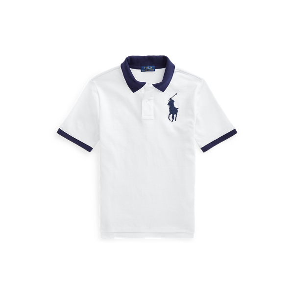 Big Pony Cotton Mesh Polo Boys 6-14 Years 1