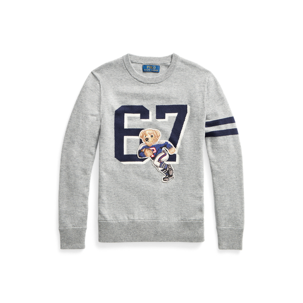 Football Bear Crewneck Jumper