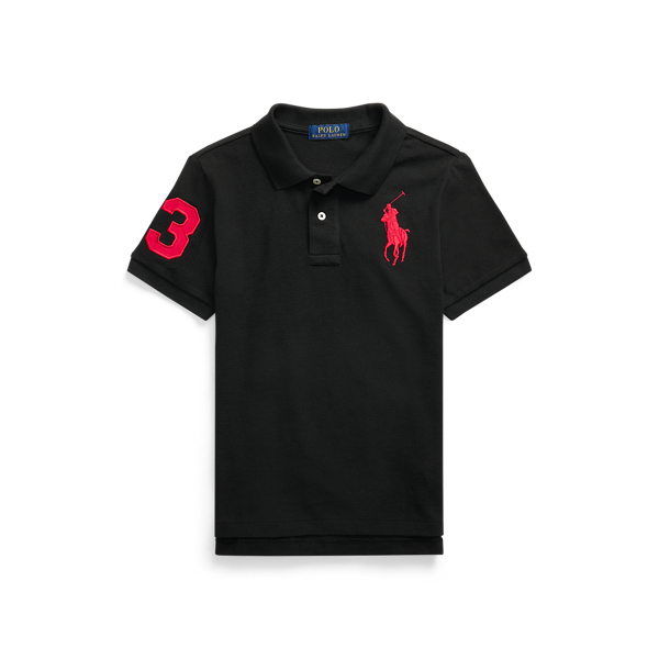 Slim Fit Cotton Mesh Polo Boys 6-14 Years 1