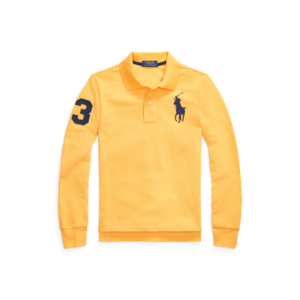 Polo cintr&eacute; en coton piqu&eacute; BOYS 6-14 YEARS en 1