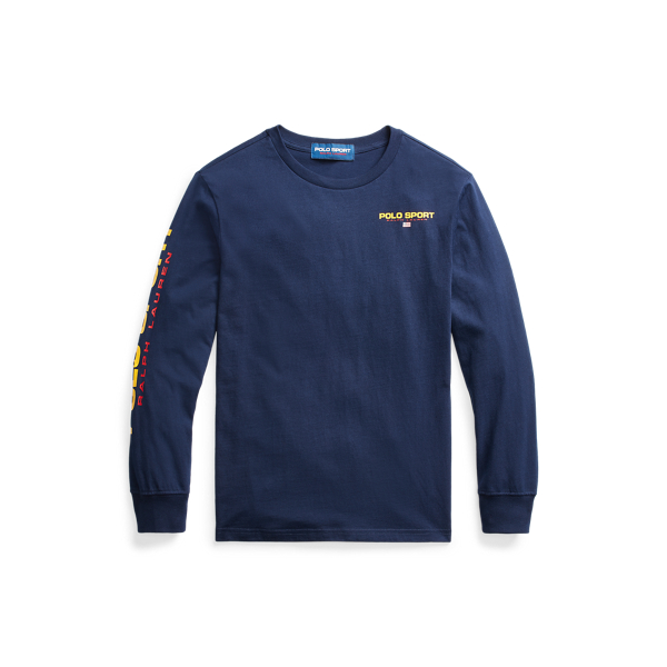 Polo Sport Cotton Long-Sleeve Tee Boys 6-14 Years in 1