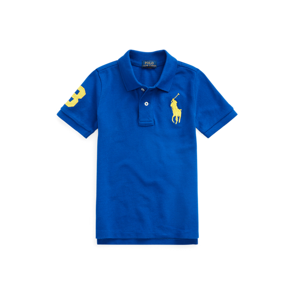 Big Pony Cotton Mesh Polo Shirt