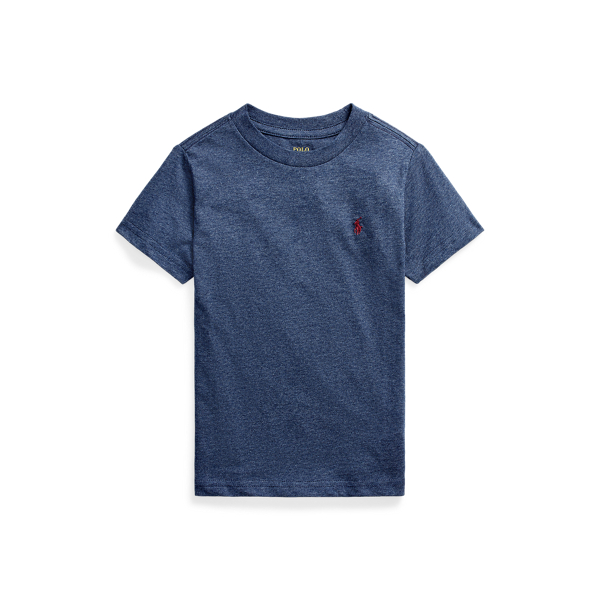 Cotton Jersey Crewneck Tee Boys 1.5-6 Years em 1