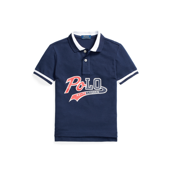 Polo logo en coton piqu&eacute; Boys 1.5-6 Years en 1