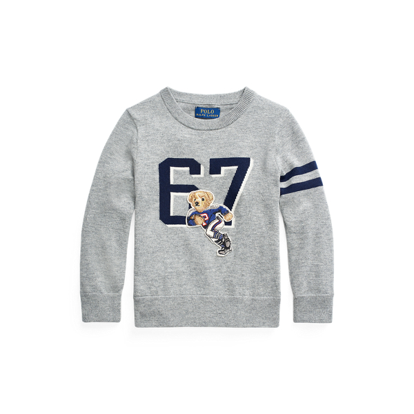 Polo Bear Crewneck Jumper Boys 1.5-6 Years 1