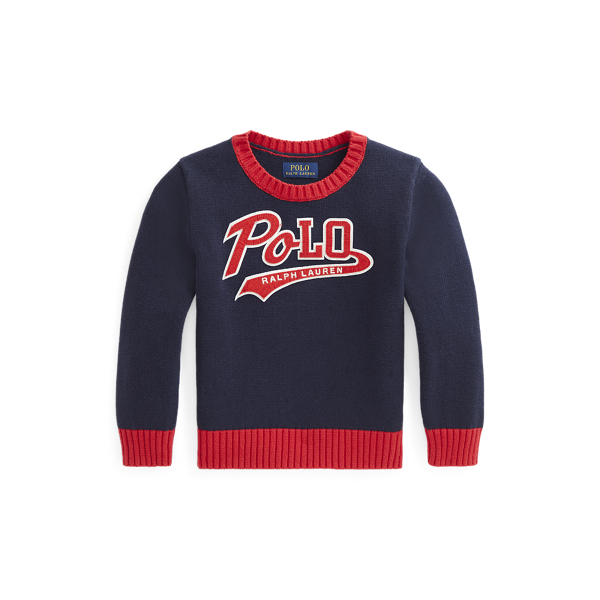 Logo-Patch Cotton Jumper BOYS 1.5-6 YEARS 1