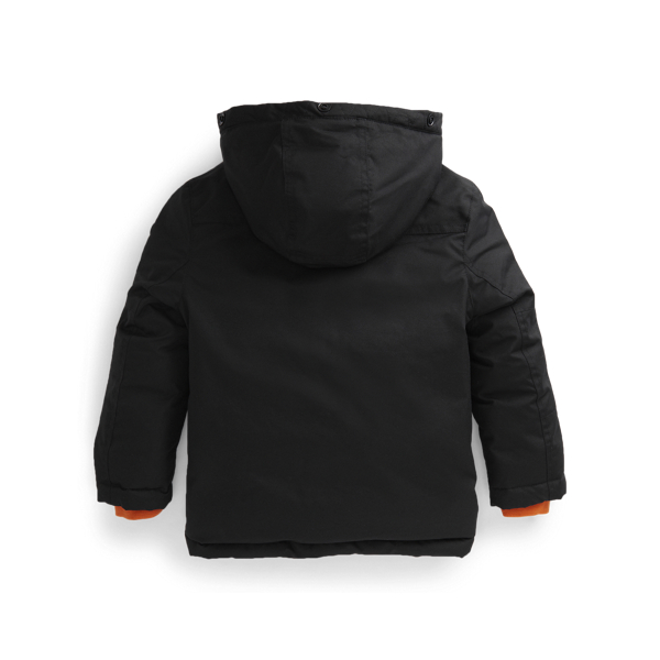 Black Faux-Fur-Trim Down Parka Boys 1.5-6 Years 3