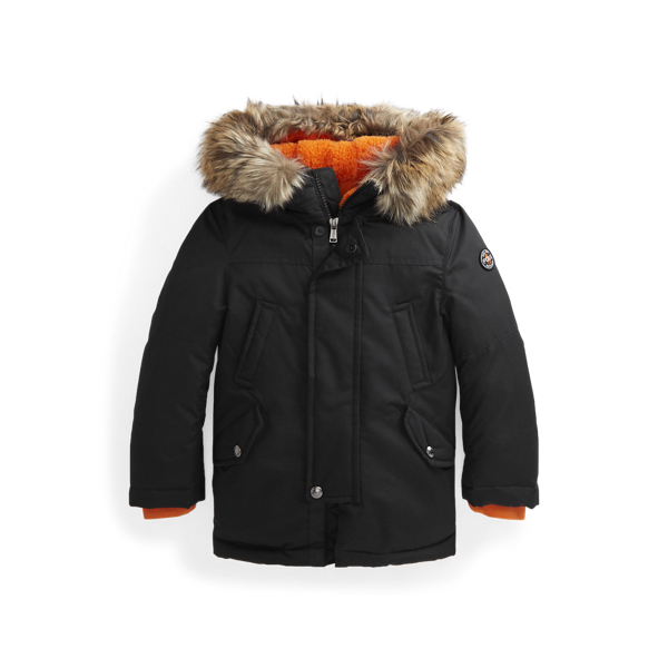 Faux-Fur-Trim Down Parka Boys 1.5-6 Years em 1
