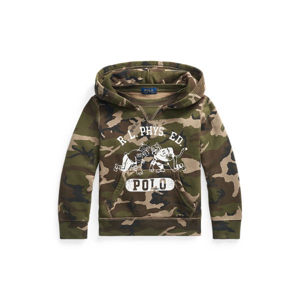 Camo Fleece Graphic Hoodie Boys 1.5-6 Years in 1