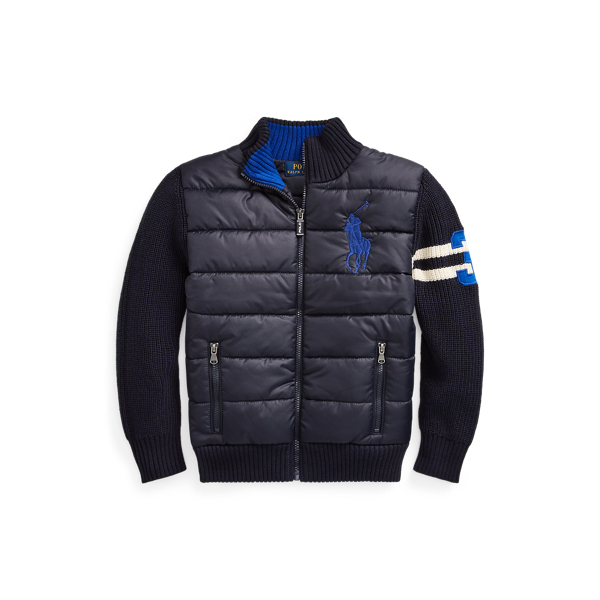 Maglia ibrida con cerniera Boys 1.5-6 Years in 1