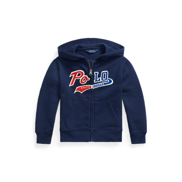 Logo Fleece Full-Zip Hoodie Boys 1.5-6 Years em 1