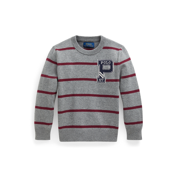 Striped Cotton Sweater BOYS 1.5-6 YEARS em 1