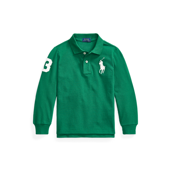 Cotton Mesh Polo Shirt Boys 1.5-6 Years in 1