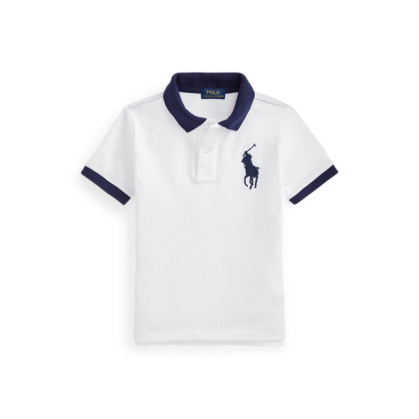 Big Pony Cotton Mesh Polo Boys 1.5-6 Years in 1