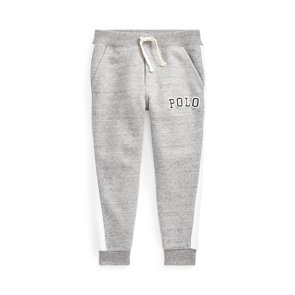 Pantalon jogging jersey double logo Boys 1.5-6 Years en 1
