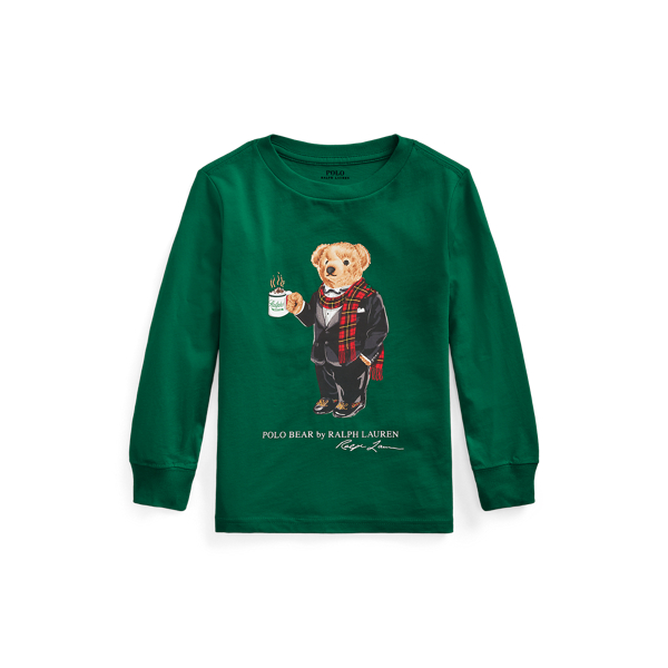 T-shirt Coffee Bear jersey de coton Boys 1.5-6 Years en 1