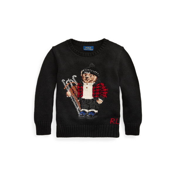 Sled Bear Cotton-Wool Jumper Boys 1.5-6 Years 1