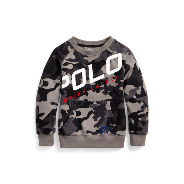 Logo Camo Double-Knit Sweatshirt Boys 1.5-6 Years 1