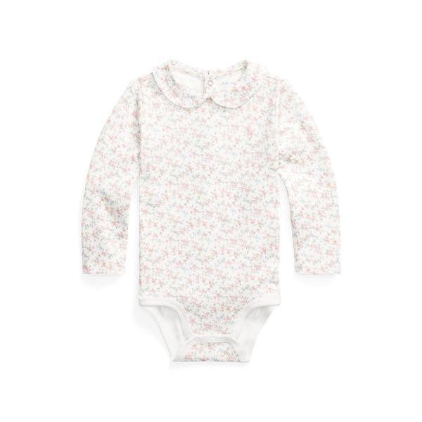 Floral Interlock Bodysuit Baby Girl 1