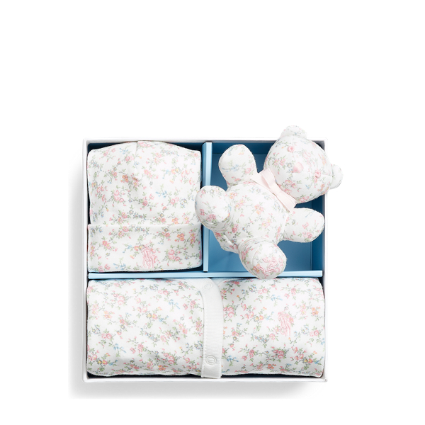 Floral Interlock Gift Set Baby Girl 1
