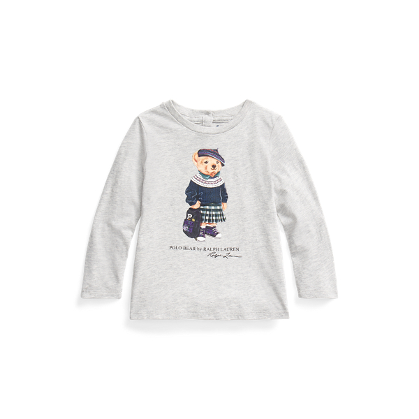 Backpack Bear Jersey T-shirt Baby Girl 1