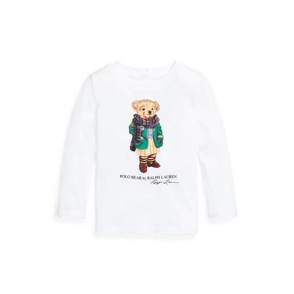 T-shirt Cardigan Bear en jersey Baby Girl en 1