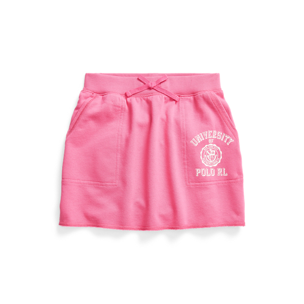 Jupe graphique en coton &eacute;ponge GIRLS 7-14 YEARS en 1