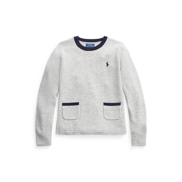 Back-Pleat Wool Jumper GIRLS 7-14 YEARS 1