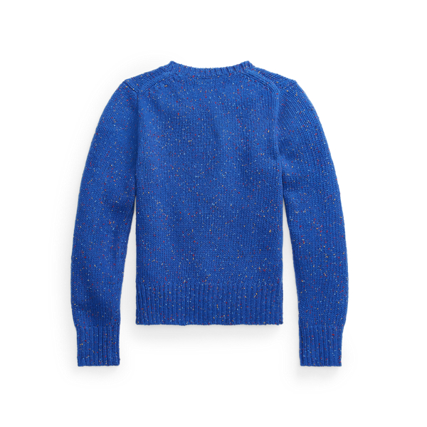 Blue Donegal Flag Wool-Blend Jumper Girls 7-16 2