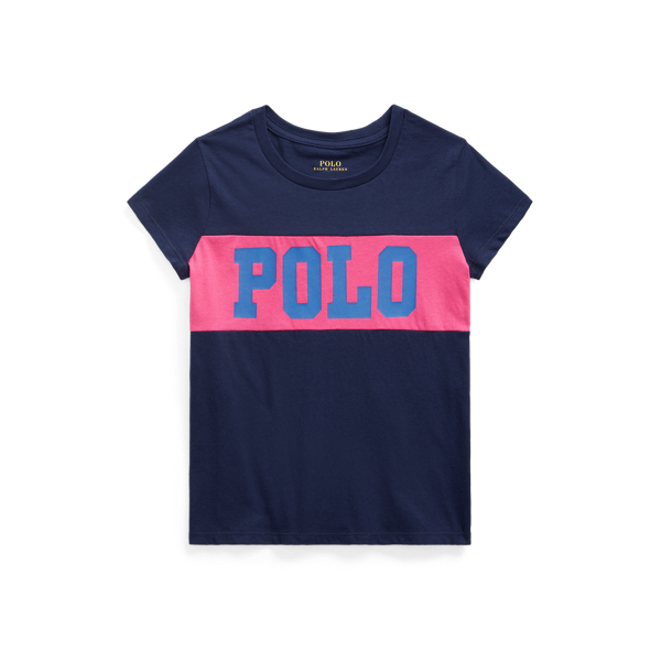 Camiseta de punto jersey con logotipo Girls 7-14 Years en 1