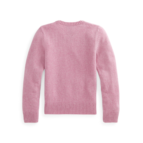 Preppy Pink Wool-Cashmere Jumper Girls 7-16 2